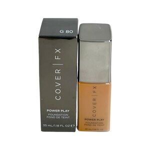Cover FX Power Play Foundation in G 80 Long Wearing Buildable Medium Full